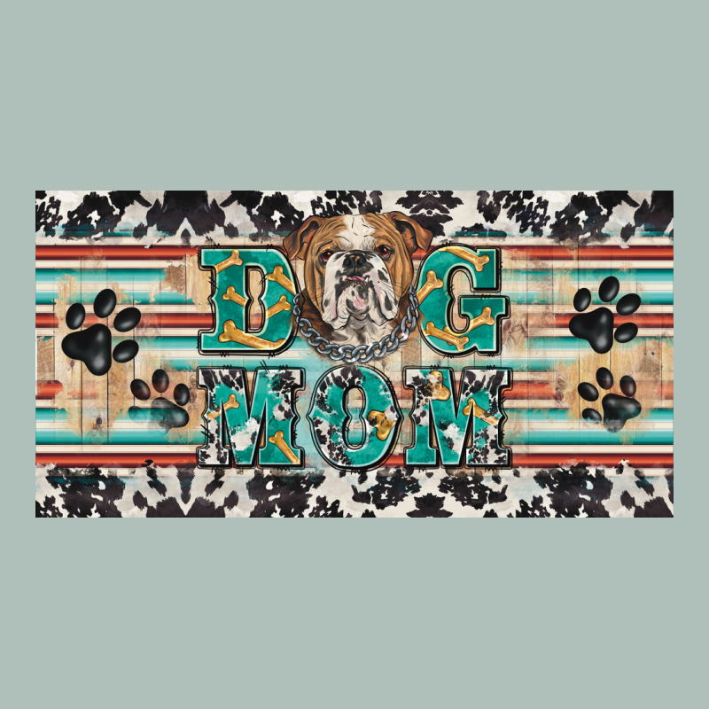 Dog Mom English Bulldog License Plate Template Heavyweight Hoodie by BarkalooDesign | Teevron