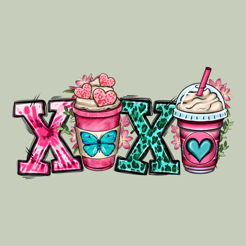 Xoxo Coffee Cups Long Sleeve Tee by OliviaCreatesArt | Teevron