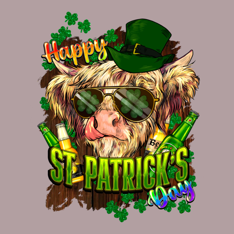 St. Patrick's Day Cow Vintage Hoodie by HowdyJamesFarm | Teevron