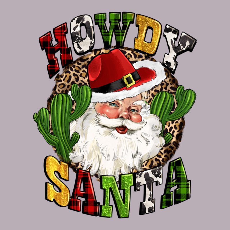 Howdy Santa Western Cactus Christmas Vintage Tee by CowGirlArtShop | Teevron