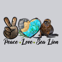 Peace Love Sea Lion Heavyweight Sweatshirt | Teevron