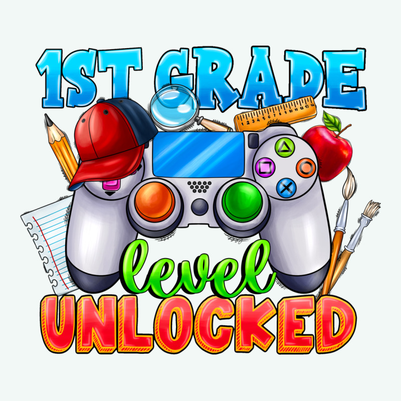 1st Grade Level Unlocked Premium Hoodie by CowhideDigitalArt | Teevron