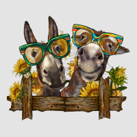 2 Donkeys With Sunflowers Premium Sweatshirt | Teevron