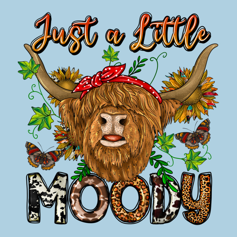 Just A Little Moody Premium Hoodie by CowhideDigitalArt | Teevron