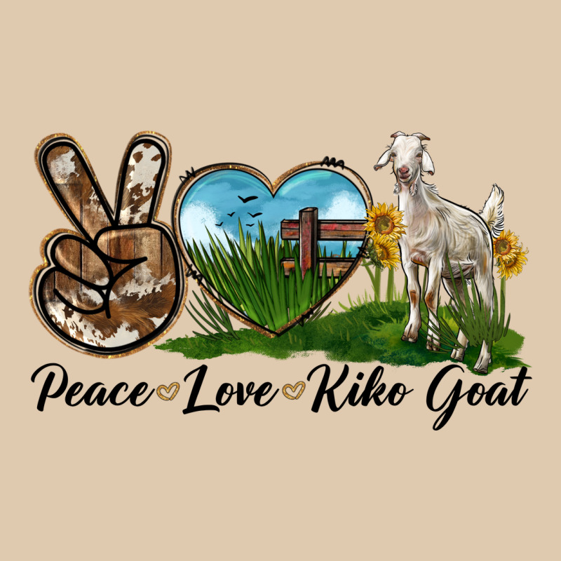 Peace Love Kiko Goat Heavyweight Sweatshirt by LillyAllenDesigns | Teevron