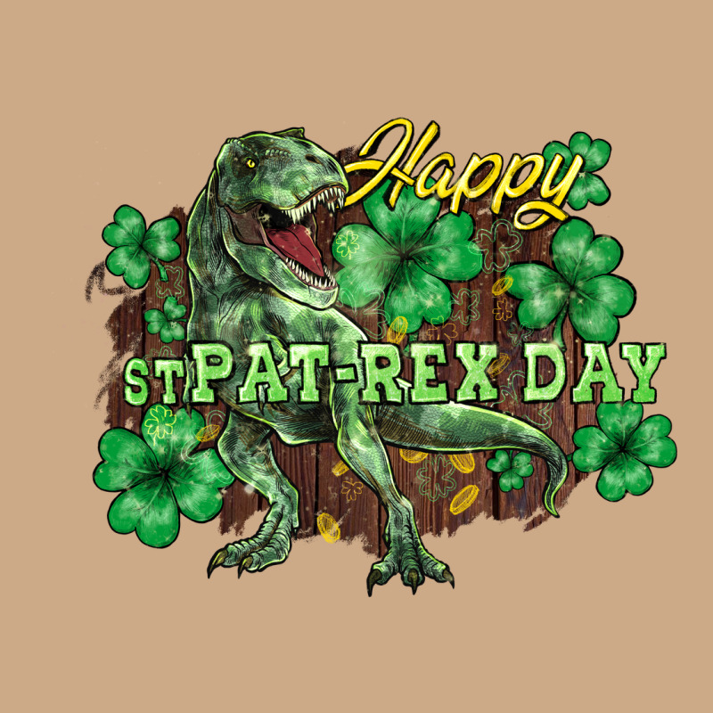 Happy St. Patrick's Day T-rex Vintage Hoodie by HowdyJamesFarm | Teevron