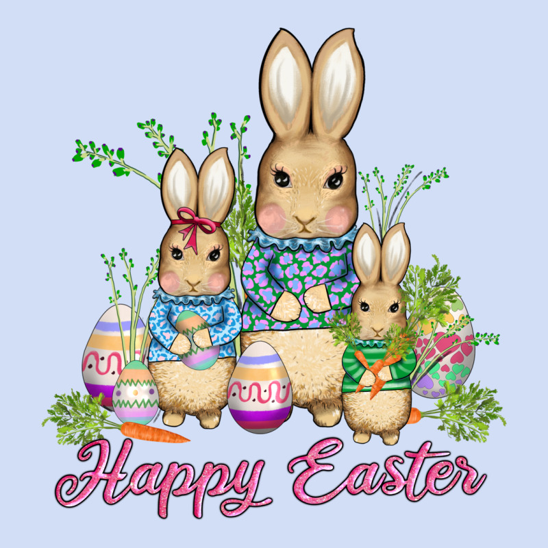 Easter Bunny Family Wıth Carrots And Eggs Urban Hoodie by AdoDesignShop | Teevron