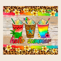 Hello Summer Ice Coffee Zipper Hoodie | Teevron