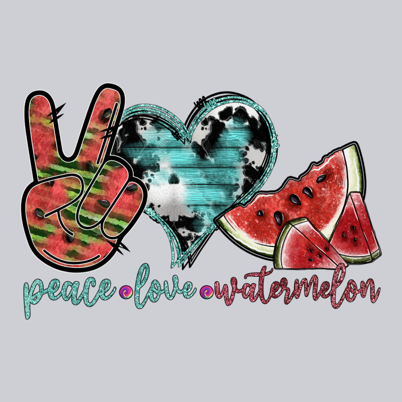 Peace Love Watermelon Heavyweight Sweatshirt by SublimationCraftShop | Teevron