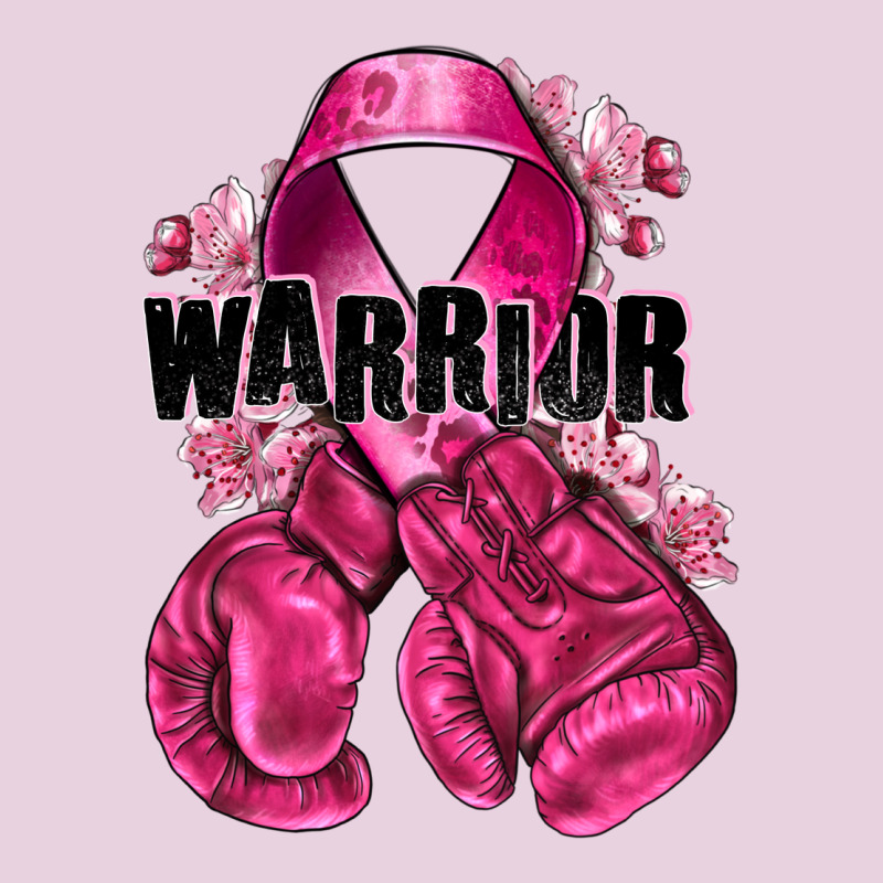 Warrior Breast Cancer With Boxing Gloves Ladies Tee by NancyCooperArtShop | Teevron