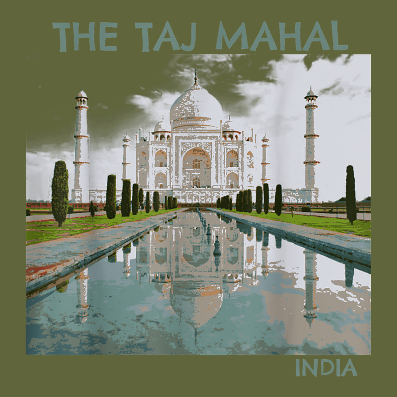 India Agra Taj Mahal Mausoleum Travel Tourist Classic Tee by longCreatives | Teevron