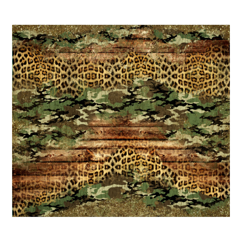 Camo Leopard And Glitter Tumbler Premium Tee by Jasminsmagicworld | Teevron