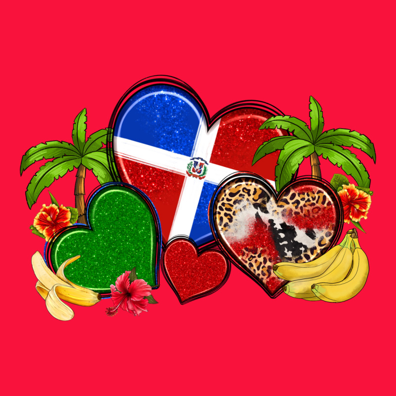 Dominican Republic Hearts Classic Tee by Artiststas | Teevron