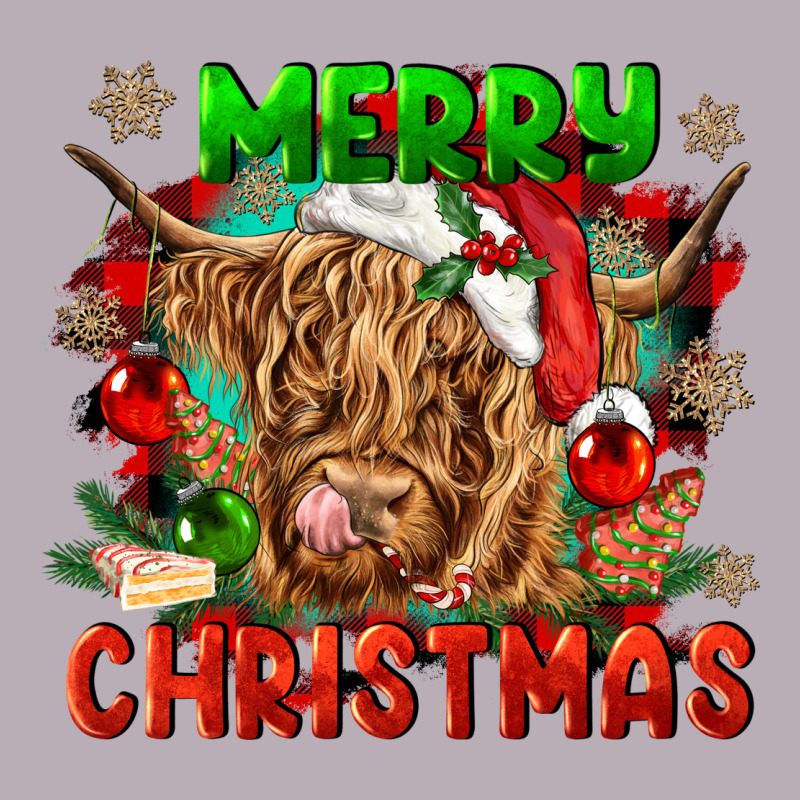 Merry Christmas Cow Vintage Tee by CowGirlArtShop | Teevron