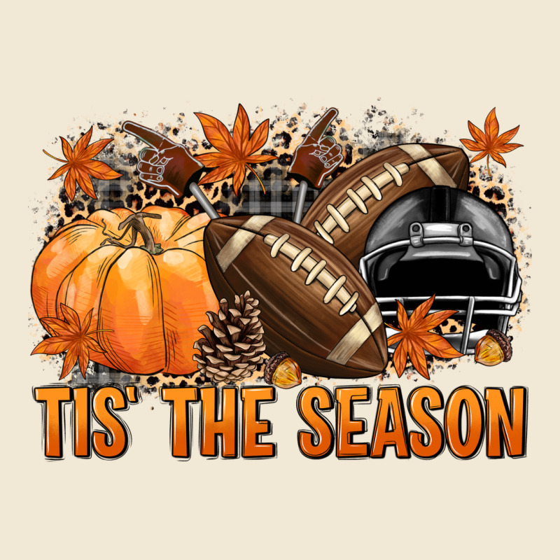 Tis' The Season Football Black Helmet Ladies Tee by NancyCooperArtShop | Teevron