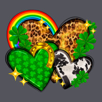 St. Patrick's Day Hearts With Leopard Vintage Hoodie | Teevron