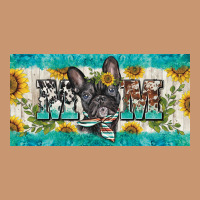 French Bulldog Mom License Plate Template Heavyweight Hoodie | Teevron