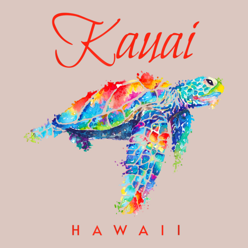 Kauai Hawaii Watercolor Sea Turtle Souvenir Premium Hoodie by longCreatives | Teevron
