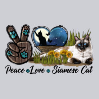 Peace Love Siamese Cat Heavyweight Sweatshirt | Teevron
