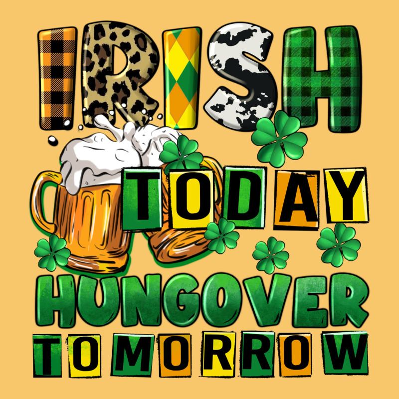 Irish Today Hungover Tomorrow Vintage Hoodie by CowGirlArtShop | Teevron