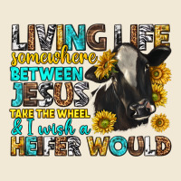 Living Life Somewhere Between Jesus Ladies Tee | Teevron