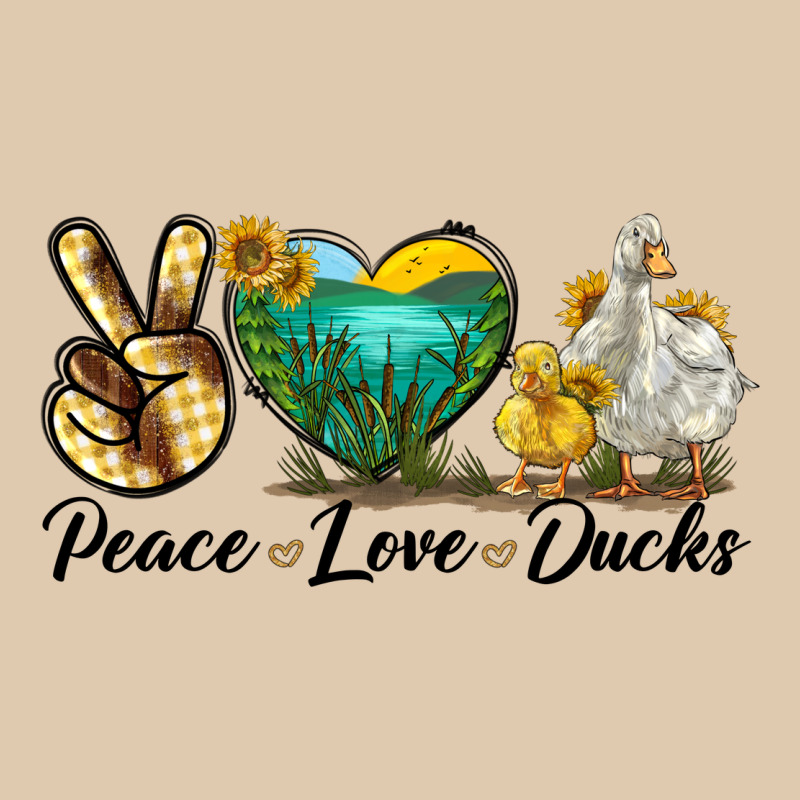 Peace Love Ducks Heavyweight Sweatshirt by LillyAllenDesigns | Teevron