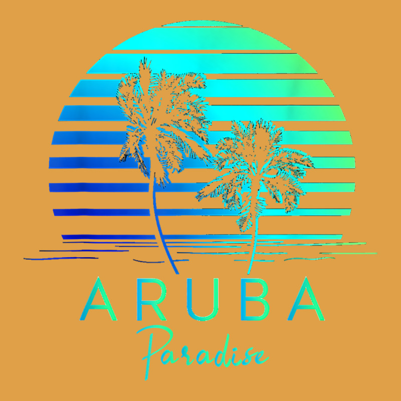 Vintage Aruba Beach Tropical Vibes Vacation Souvenir Gift Premium Hoodie by longCreatives | Teevron