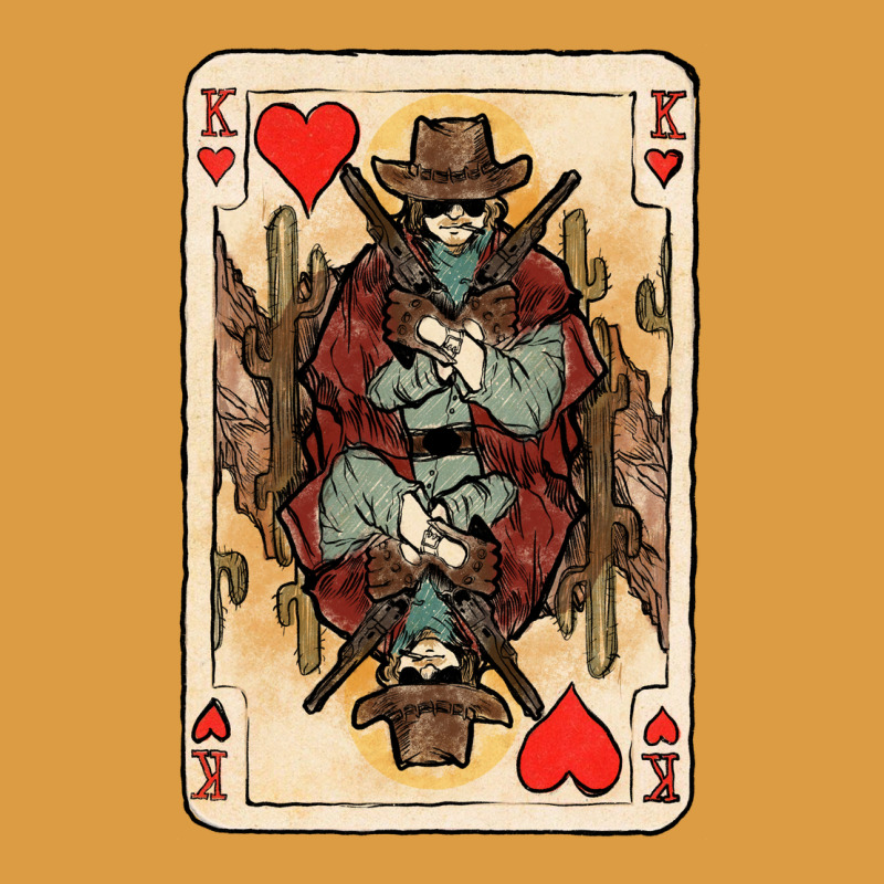 King Of Hearts Cowboy Urban Heavy Tee by HowdyJamesFarm | Teevron