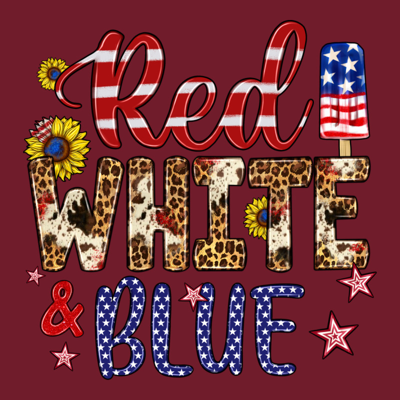 Red White And Blue Zipper Hoodie by Artiststas | Teevron