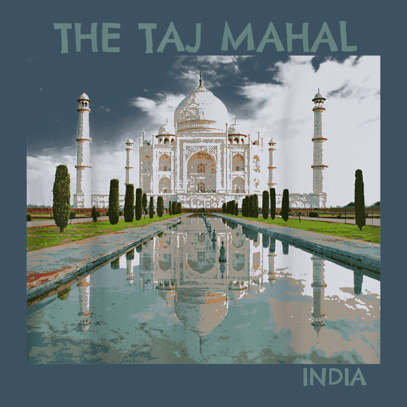 India Agra Taj Mahal Mausoleum Travel Tourist Urban Heavy Tee by longCreatives | Teevron
