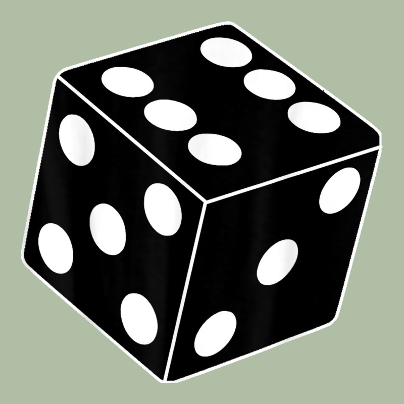 Black Gaming Dice Halloween Costume Cool Quirky Funny Urban Heavy Tee by longCreatives | Teevron
