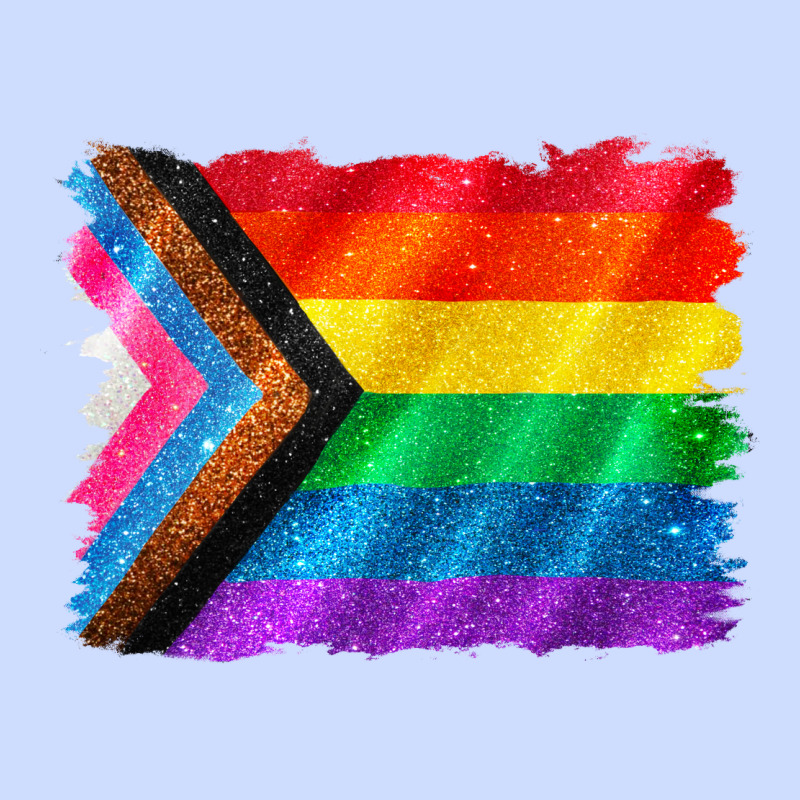 Pride Flag Background Urban Heavy Tee by CowGirlArtShop | Teevron