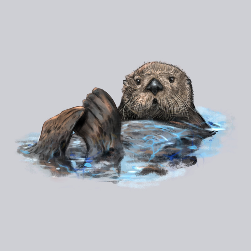 California Sea Otter Heavyweight Sweatshirt by LillyAllenDesigns | Teevron