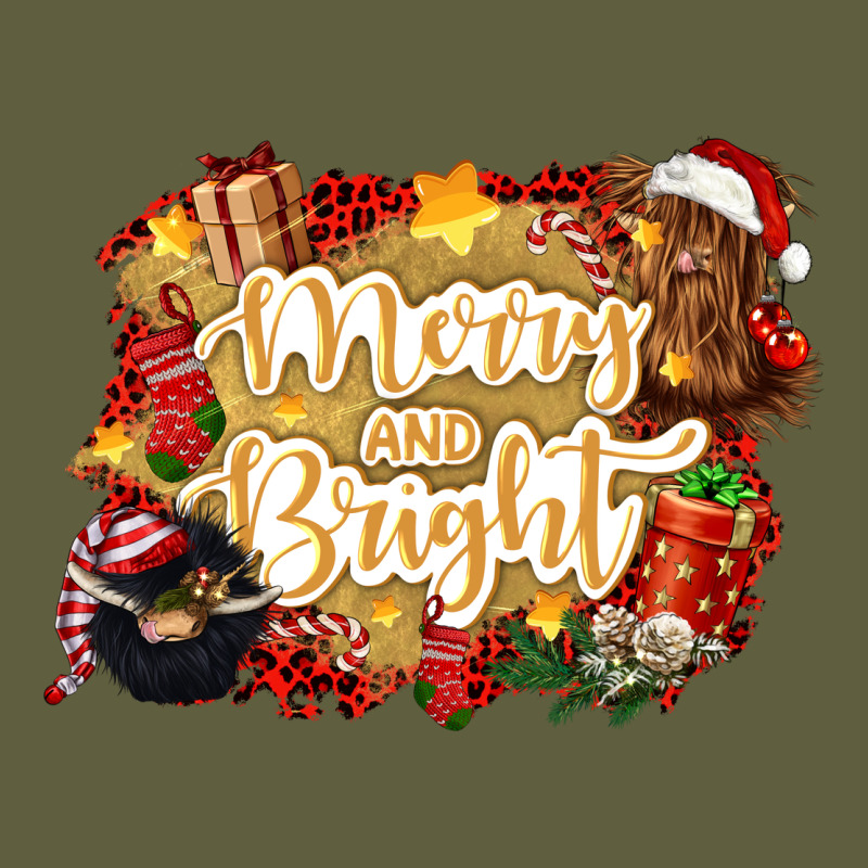 Merry And Bright Vintage Tee by CowGirlArtShop | Teevron