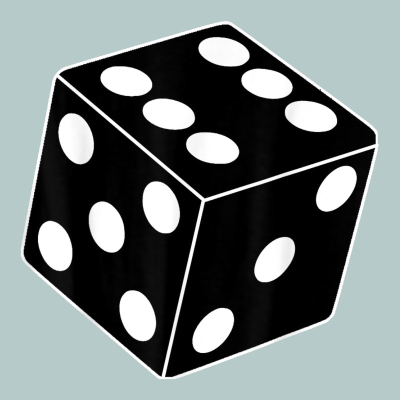 Black Gaming Dice Halloween Costume Cool Quirky Funny Heavy Core Tee by longCreatives | Teevron