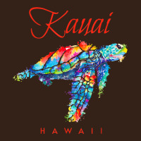 Kauai Hawaii Watercolor Sea Turtle Souvenir Heavy Core Tee | Teevron