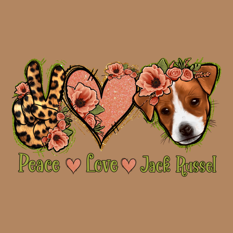 Peace Love Jack Russel Long Sleeve Tee by Jasminsmagicworld | Teevron