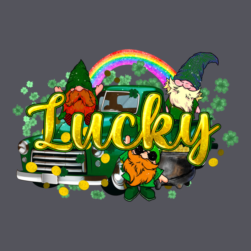 Lucky Gnomes Truck St. Patrick's Vintage Hoodie by HowdyJamesFarm | Teevron