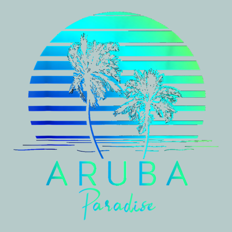 Vintage Aruba Beach Tropical Vibes Vacation Souvenir Gift Heavy Core Tee by longCreatives | Teevron