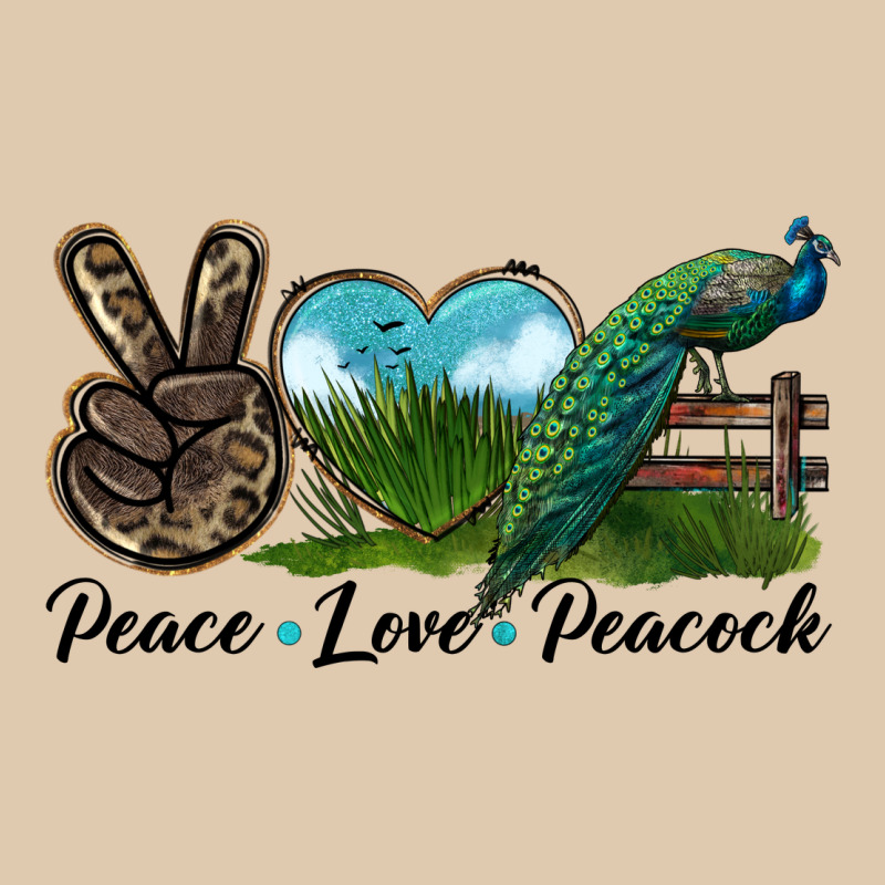 Peace Love Peacock Heavyweight Sweatshirt by LillyAllenDesigns | Teevron