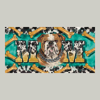 English Bulldog Mom  License Plate Template Heavyweight Hoodie | Teevron