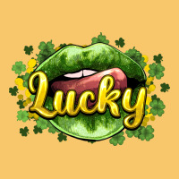 St. Patrick's Day Lips Lucky Vintage Hoodie | Teevron