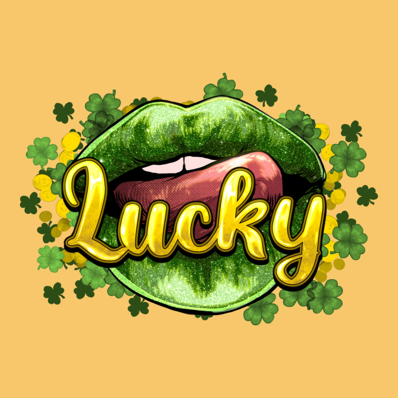 St. Patrick's Day Lips Lucky Vintage Hoodie by HowdyJamesFarm | Teevron
