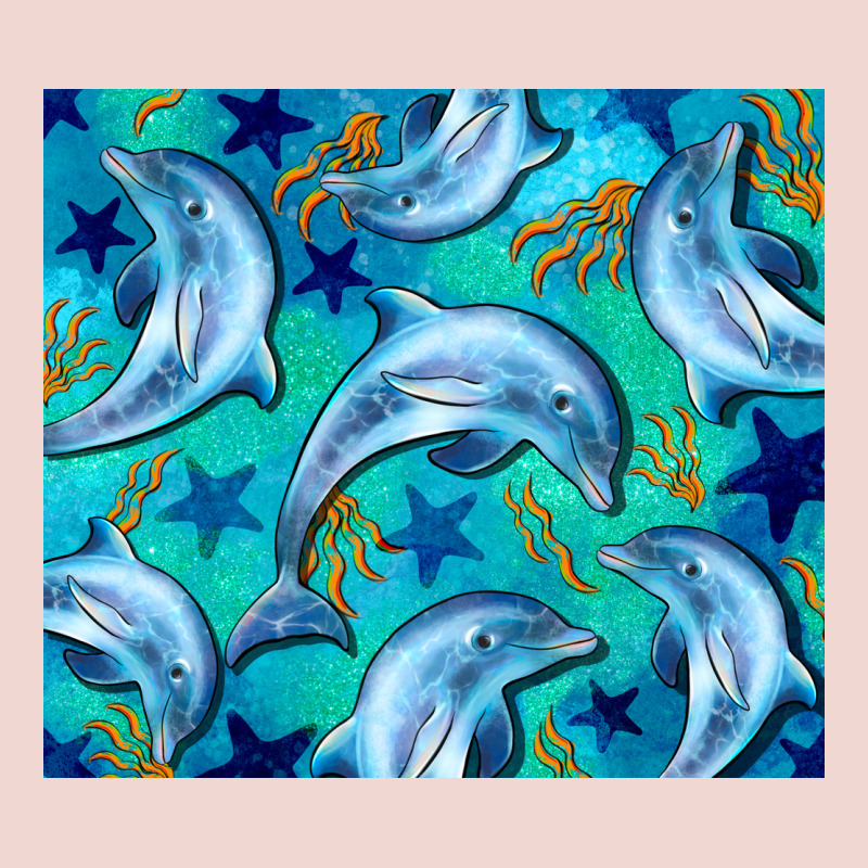 Dolphin Tumbler Premium Sweatshirt by BarkalooDesign | Teevron
