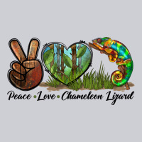Peace Love Chameleon Lizard Heavyweight Sweatshirt | Teevron