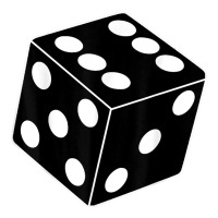 black gaming dice halloween costume cool quirky funny | Teevron