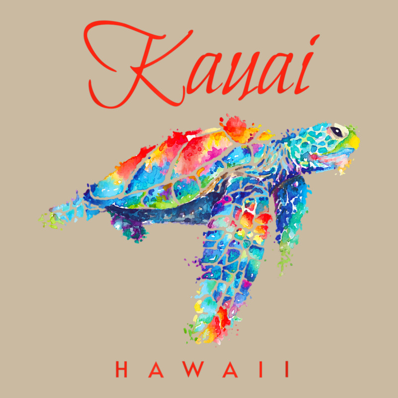 Kauai Hawaii Watercolor Sea Turtle Souvenir Long Sleeve Tee by longCreatives | Teevron