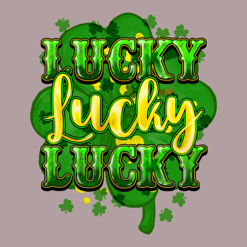 Lucky Lucky Lucky Clover St. Patrick's Vintage Hoodie by HowdyJamesFarm | Teevron