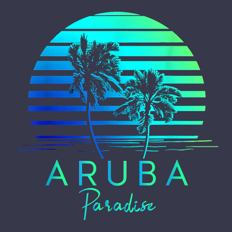 Vintage Aruba Beach Tropical Vibes Vacation Souvenir Gift Long Sleeve Tee by longCreatives | Teevron