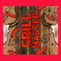 Grill Master With Bull Skull Classic Tee | Teevron